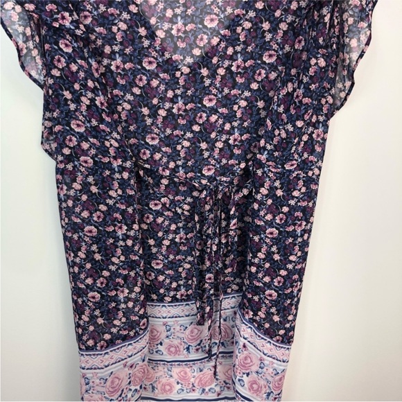 Motherhood Maternity | Floral Tie Back Blouse | Medium - Picture 5 of 7